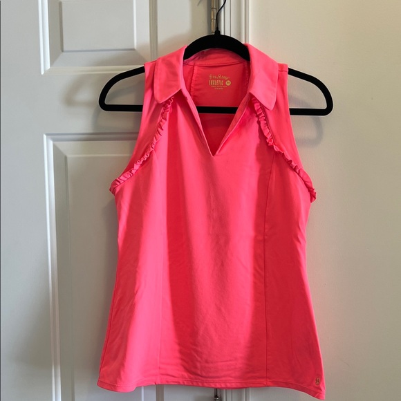 Lilly Pulitzer size M Martina Polo Top in light blue